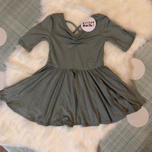 Dot Dot Smile Sage Green Ballerina Dress